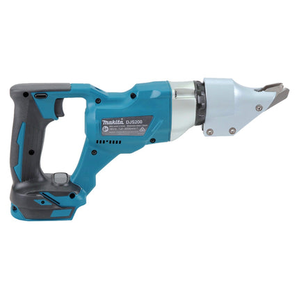 Makita DJS 200 RM Akku Blechschere 18 V 2,0 mm Brushless + 2x Akku 4,0 Ah + Ladegerät