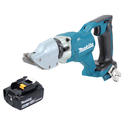 Makita DJS 200 T1 cesoie per lamiera a batteria 18 V 2,0 mm brushless + 1x batteria ricaricabile 5,0 Ah - senza caricabatterie