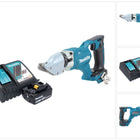 Makita DJS 200 RT1 cesoie per lamiera a batteria 18 V 2,0 mm brushless + 1x batteria ricaricabile 5,0 Ah + caricabatterie