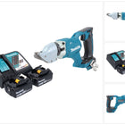 Makita DJS 200 RT Akku Blechschere 18 V 2,0 mm Brushless + 2x Akku 5,0 Ah + Ladegerät