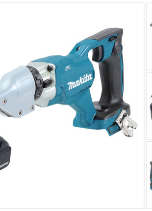 Makita DJS 200 G1 Akku Blechschere 18 V 2,0 mm Brushless + 1x Akku 6,0 Ah - ohne Ladegerät