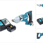 Makita DJS 200 RG1 cesoie per lamiera a batteria 18 V 2,0 mm brushless + 1x batteria ricaricabile 6,0 Ah + caricabatterie