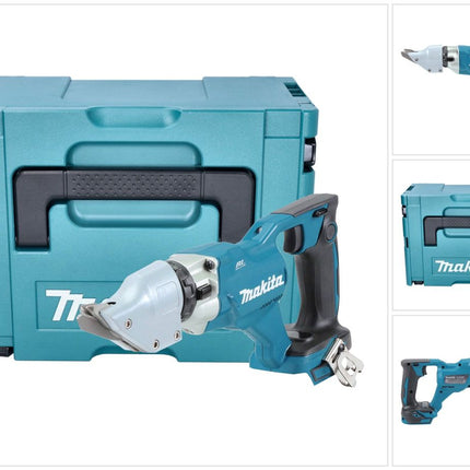 Makita DJS 200 ZJ cesoie per lamiera a batteria 18 V 2,0 mm senza spazzole + Makpac - senza batteria, senza caricabatterie