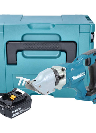 Makita DJS 200 F1J Akku Blechschere 18 V 2,0 mm Brushless + 1x Akku 3,0 Ah + Makpac - ohne Ladegerät