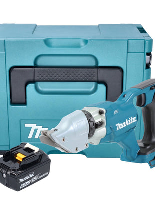 Makita DJS 200 G1J Cisaille à tôle sans fil 18 V 2,0 mm Brushless + 1x batterie 6,0 Ah + Makpac - sans chargeur