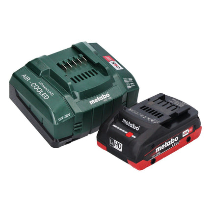 Metabo SSW 18 LTX 1450 BL avvitatore a impulsi a batteria 18 V 1450 Nm brushless + 1x batteria ricaricabile 4,0 Ah + caricatore + metaBOX
