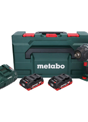 Metabo SSW 18 LTX 1450 BL Akku Schlagschrauber 18 V 1450 Nm Brushless + 2x Akku 4,0 Ah + Ladegerät + metaBOX