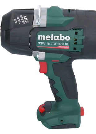 Metabo SSW 18 LTX 1450 BL Akku Schlagschrauber 18 V 1450 Nm Brushless + 2x Akku 4,0 Ah + Ladegerät + metaBOX