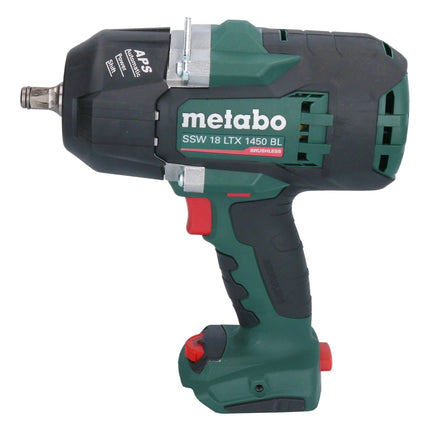 Metabo SSW 18 LTX 1450 BL avvitatore a impulsi a batteria 18 V 1450 Nm brushless + 2x batteria ricaricabile 4,0 Ah + caricatore + metaBOX