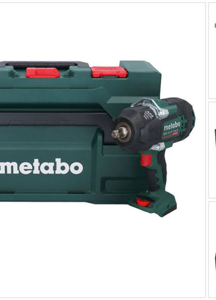 Metabo SSW 18 LTX 1450 BL Atornillador de impacto a batería 18 V 1450 Nm sin escobillas + 1x batería 5,5 Ah + metaBOX - sin cargador