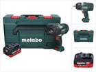 Metabo SSW 18 LTX 1450 BL Visseuse à choc sans fil 18 V 1450 Nm Brushless + 1x batterie 5,5 Ah + metaBOX - sans chargeur