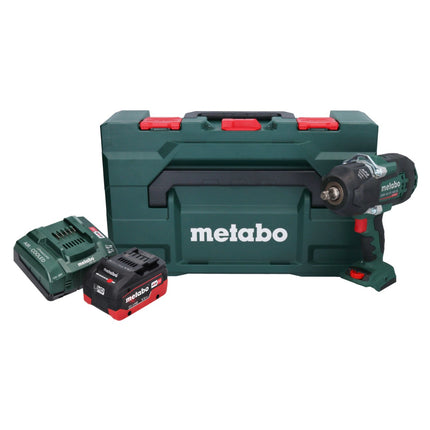 Metabo SSW 18 LTX 1450 BL avvitatore a impulsi a batteria 18 V 1450 Nm brushless + 1x batteria ricaricabile 5,5 Ah + caricatore + metaBOX