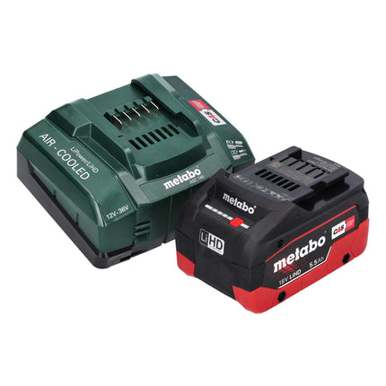 Metabo SSW 18 LTX 1450 BL avvitatore a impulsi a batteria 18 V 1450 Nm brushless + 1x batteria ricaricabile 5,5 Ah + caricatore + metaBOX