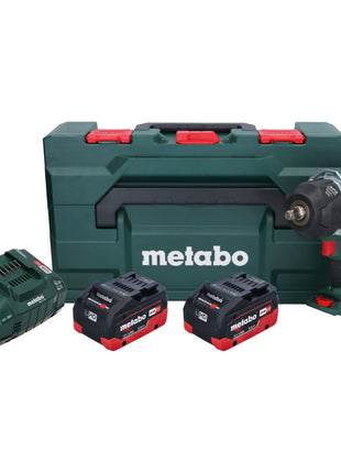 Metabo SSW 18 LTX 1450 BL akumulatorowy klucz udarowy 18 V 1450 Nm ( 602401660 ) bezszczotkowy + 2x akumulator 5,5 Ah + ładowarka + metaBOX