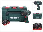 Metabo SSW 18 LTX 1450 BL Visseuse à choc sans fil 18 V 1450 Nm Brushless + 1x batterie 8,0 Ah + metaBOX - sans chargeur