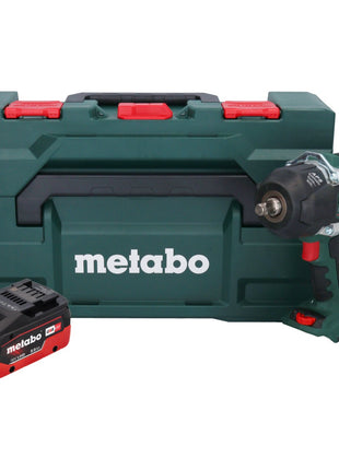 Metabo SSW 18 LTX 1450 BL Visseuse à choc sans fil 18 V 1450 Nm Brushless + 1x batterie 8,0 Ah + metaBOX - sans chargeur