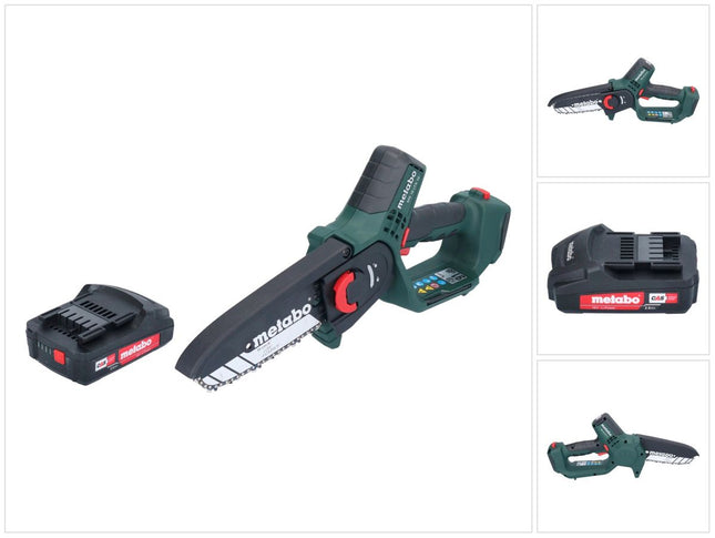 Metabo MS 18 LTX 15 Motosega a batteria 18 V 15 cm 5 m/s + 1x batteria 2,0 Ah - senza caricabatterie