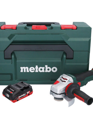 Metabo WVB 18 LTX BL 15-125 Szybka akumulatorowa szlifierka kątowa 18 V 125 mm bezszczotkowa + 1x akumulator 4,0 Ah + metaBOX - bez ładowarki