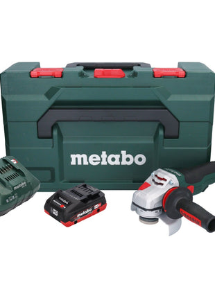 Metabo WVB 18 LTX BL 15-125 Quick Akku Winkelschleifer 18 V 125 mm Brushless + 1x Akku 4,0 Ah + Ladegerät + metaBOX