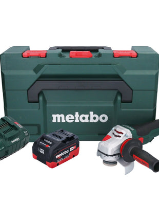 Metabo WVB 18 LTX BL 15-125 Szybka akumulatorowa szlifierka kątowa 18 V 125 mm bezszczotkowa + 1x akumulator 5,5 Ah + ładowarka + metaBOX