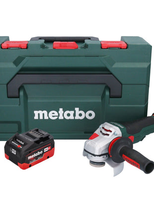 Metabo WVB 18 LTX BL 15-125 Szybka akumulatorowa szlifierka kątowa 18 V 125 mm bezszczotkowa + 1x akumulator 8,0 Ah + metaBOX - bez ładowarki