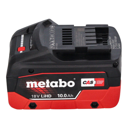 Metabo WVB 18 LTX BL 15-125 Smerigliatrice angolare a batteria Quick 18 V 125 mm senza spazzole + 1x batteria ricaricabile 10,0 Ah + metaBOX - senza caricabatterie
