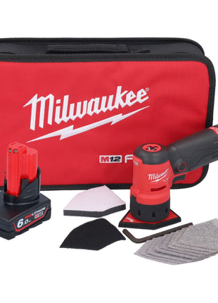 Milwaukee M12 FDSS-601B akumulatorowa szlifierka punktowa 12 V 88,8 x 63,5 mm + 1x akumulator 6,0 Ah - bez ładowarki