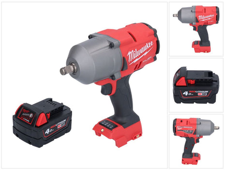 Milwaukee M18 FHIWF12-401 llave de impacto inalámbrica 18 V 1356 Nm 1/2" sin escobillas + 1x batería 4,0 Ah - sin cargador