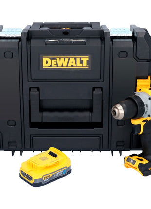 DeWalt DCD 800 NT Perceuse-visseuse sans fil 18 V 90 Nm Brushless + 1x batterie 1,7 Ah + TSTAK - sans chargeur