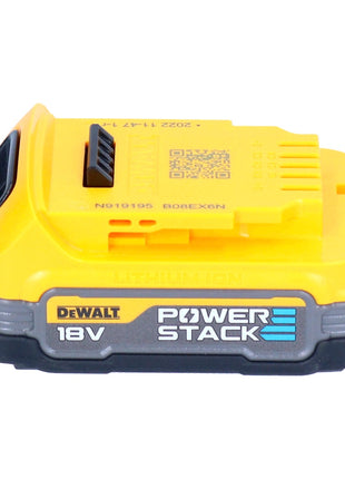 DeWalt DCD 800 NT Perceuse-visseuse sans fil 18 V 90 Nm Brushless + 1x batterie 1,7 Ah + TSTAK - sans chargeur