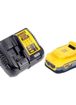 DeWalt DCD 800 E2T Perceuse-visseuse sans fil 18 V 90 Nm Brushless + 2x batterie 1,7 Ah + chargeur + TSTAK