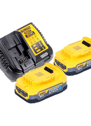 DeWalt DCD 800 E2T Perceuse-visseuse sans fil 18 V 90 Nm Brushless + 2x batterie 1,7 Ah + chargeur + TSTAK