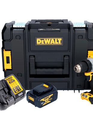 Perceuse-visseuse sans fil DeWalt DCD 800 M1T 18 V 90 Nm sans balais + 1x batterie 4,0 Ah + chargeur + TSTAK