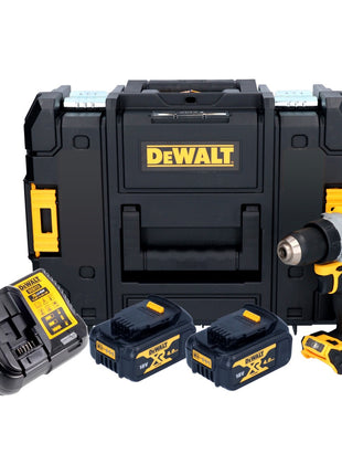 DeWalt DCD 800 M2T Akku Bohrschrauber 18 V 90 Nm Brushless + 2x Akku 4,0 Ah + Ladegerät + TSTAK