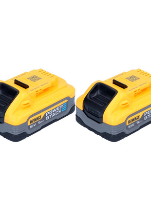 DeWalt Akku Set DCBP 518 H2 2x Powerstack Akku 18 V 5,0 Ah / 5000 mAh XR Li-Ion - mit Ladestandanzeige