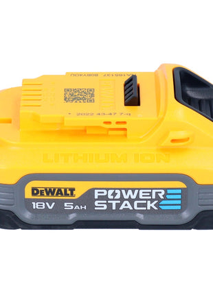 DeWalt Akku Set DCBP 518 H2 2x Powerstack Akku 18 V 5,0 Ah / 5000 mAh XR Li-Ion - mit Ladestandanzeige