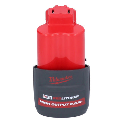 Seghetto alternativo a batteria Milwaukee M12 JS-251 12 V + 1x batteria 2,5 Ah - senza caricabatteria