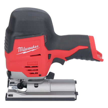 Seghetto alternativo a batteria Milwaukee M12 JS-252 12 V + 2x batteria ricaricabile 2,5 Ah + caricabatterie