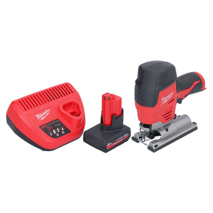 Milwaukee M12 JS-501 seghetto alternativo a batteria 12 V + 1x batteria 5,0 Ah + caricabatterie