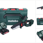 Metabo MS 18 LTX 15 Akku Gehölzsäge 18 V 15 cm 5 m/s + 1x Akku 2,0 Ah + Ladegerät + metaBOX