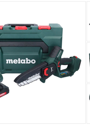 Metabo MS 18 LTX 15 outil sans fil 18 V 15 cm 5 m/s + 1x batterie 2,0 Ah + chargeur + metaBOX