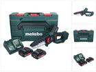 Metabo MS 18 LTX 15 sierra para madera a batería 18 V 15 cm 5 m/s + 2x batería 2,0 Ah + cargador + metaBOX