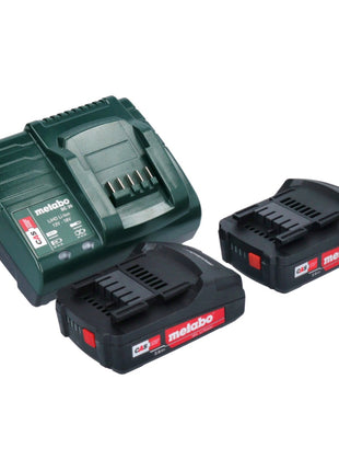 Metabo MS 18 LTX 15 sierra para madera a batería 18 V 15 cm 5 m/s + 2x batería 2,0 Ah + cargador + metaBOX