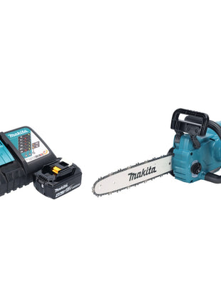 Makita DUC 357 RMX2 Trononneuse d'elagage sans fil 18 V 35 cm 7,7 m/s Brushless + 1x batterie 4,0 Ah + kit chargeur