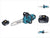 Makita DUC 357 TX2 Akku Kettensäge 18 V 35 cm 7,7 m/s Brushless + 1x Akku 5,0 Ah - ohne Ladegerät