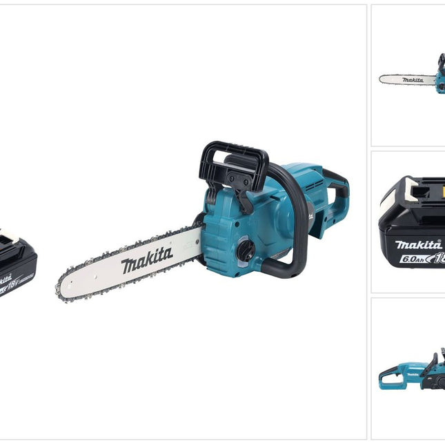 Makita DUC 357 GX2 Akku Kettensäge 18 V 35 cm 7,7 m/s Brushless + 1x Akku 6,0 Ah - ohne Ladegerät