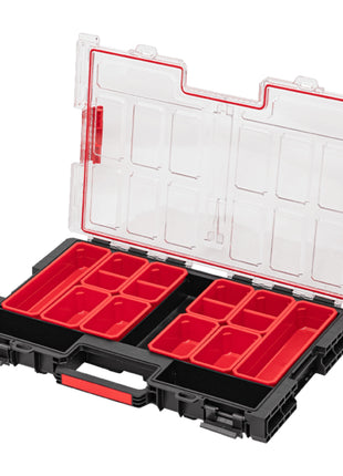 Qbrick System ONE Organizer L 2.0 stapelbar 531 x 379 x 77 mm 6 l IP 66 mit 10 Inlays