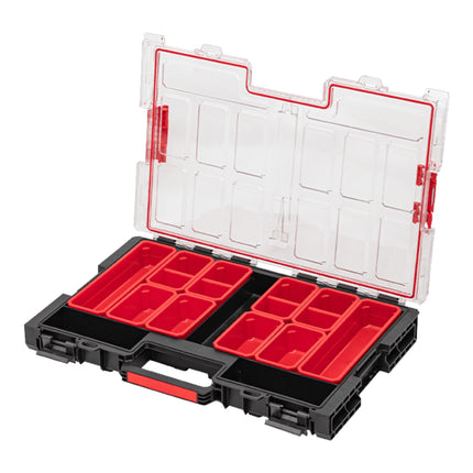 Qbrick System ONE Organizer L 2.0 impilabile 531 x 379 x 77 mm 6 l IP 66 con 10 inserti