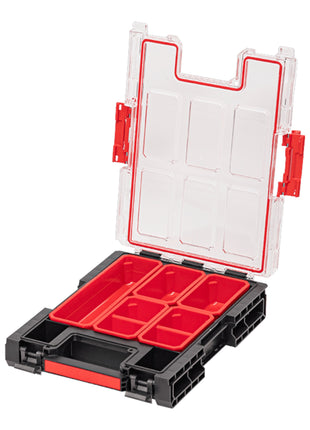 Qbrick System ONE Organizer M apilable 365 x 265 x 77 mm 2,5 l IP 66 con 5 inserciones