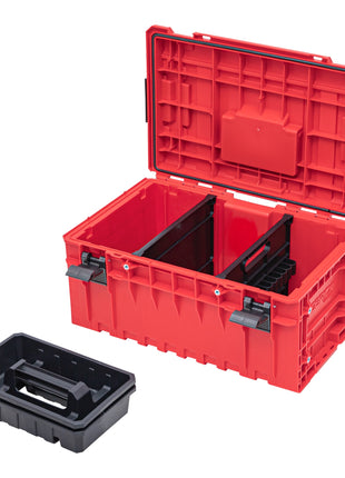 Qbrick System ONE 350 2.0 Vario RED ULTRA HD Custom Mallette à outils modulaire Organiseur 585 x 385 x 320 mm 38 l empilable IP66